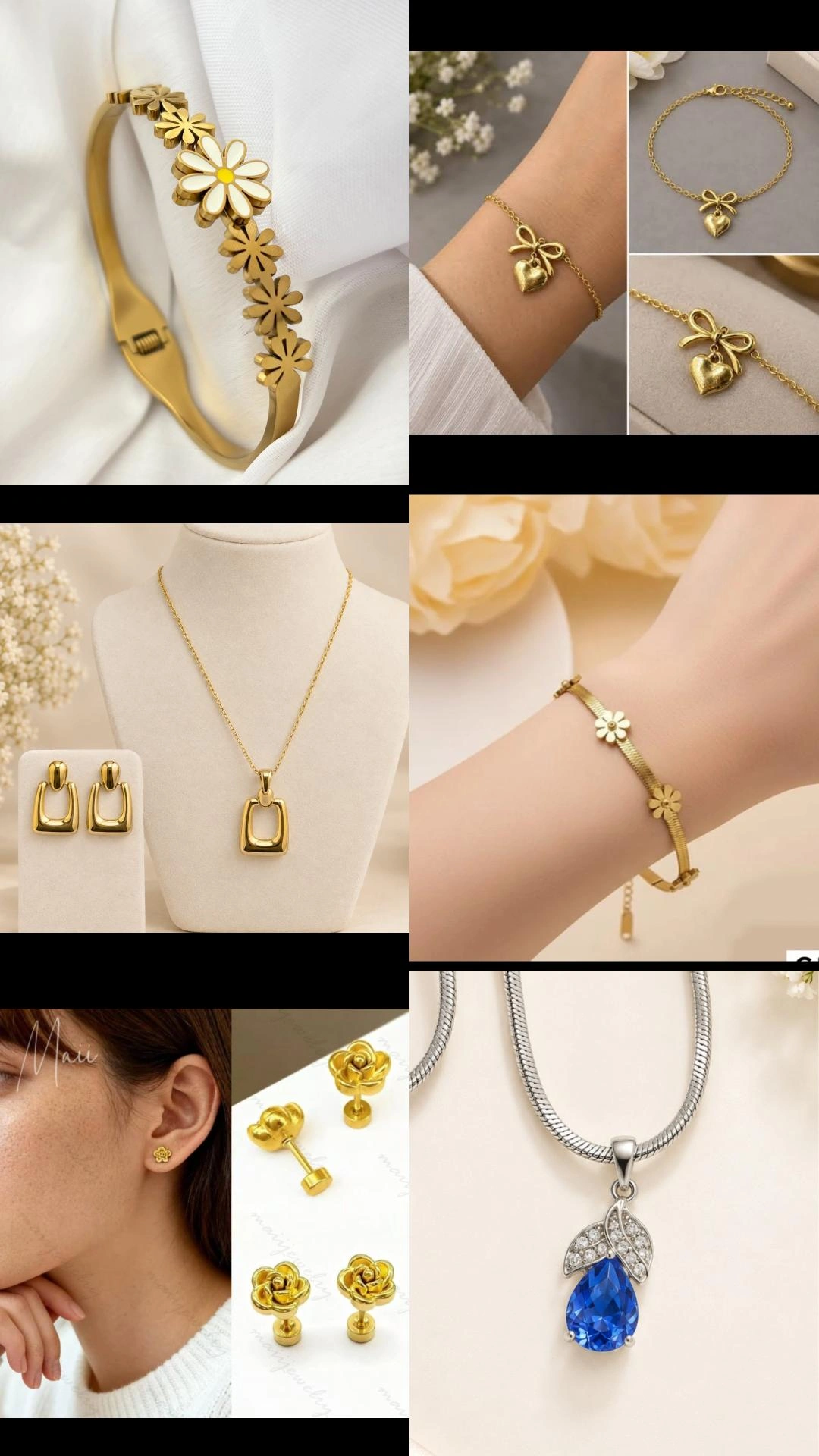 Buy 2 Get 1 Free (Stainless steel jewellery)