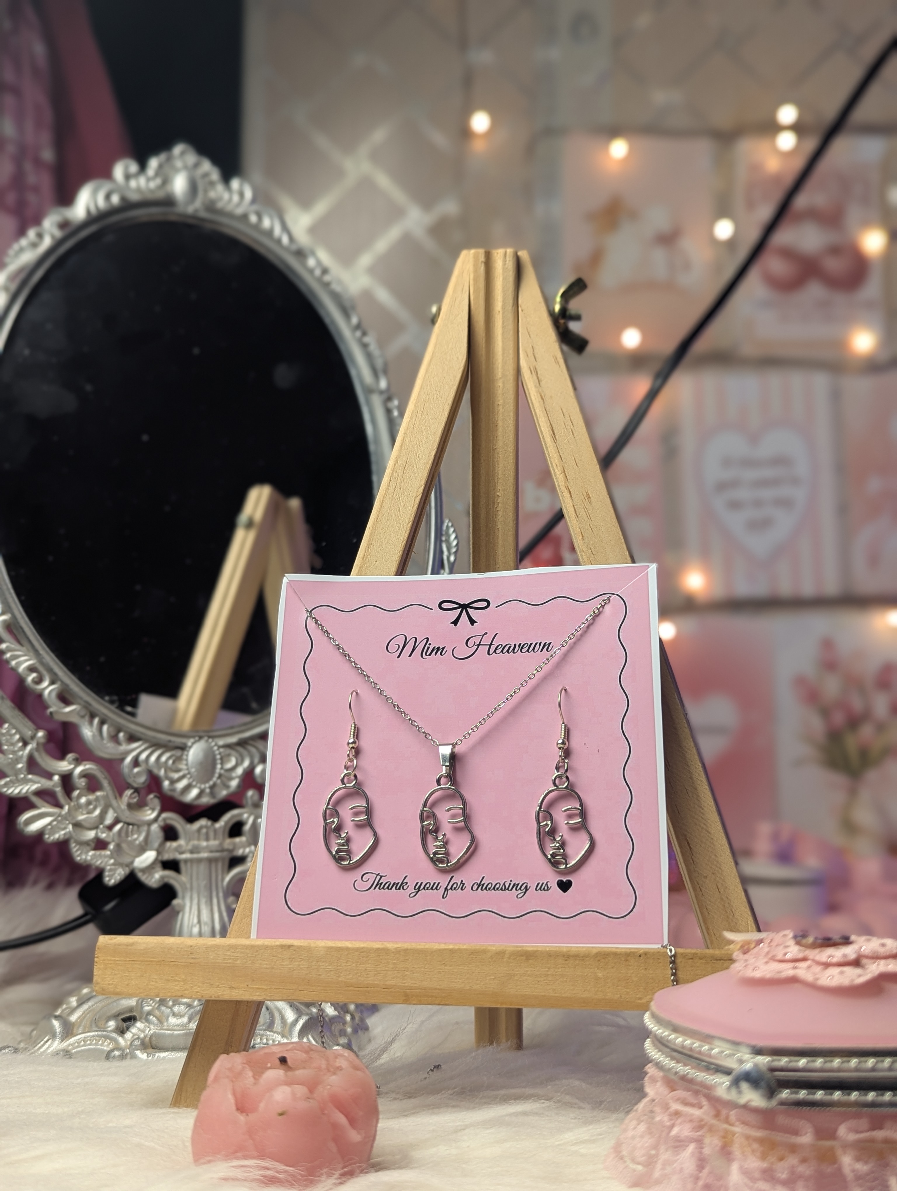 Stainless steel chain with cute pendant